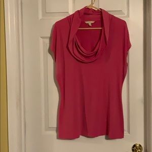 Women’s pink cap sleeve top